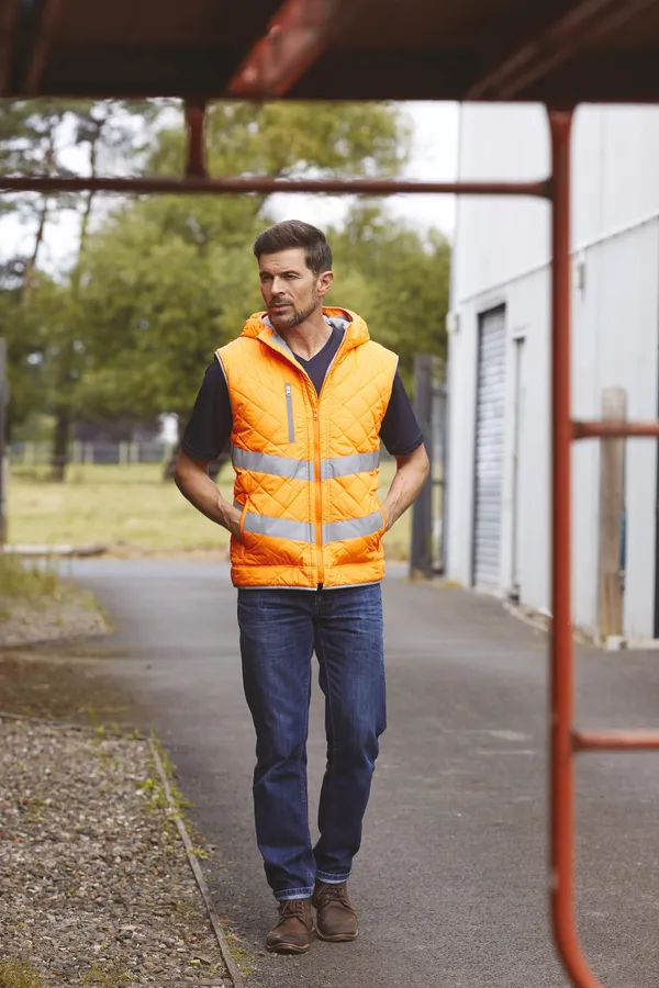 Hi-Vis Kensington hoodied gilet
