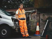 Hi-Vis cargo trousers