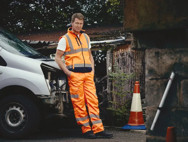 Hi-Vis cargo trousers
