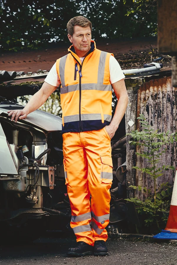 Hi-Vis cargo trousers Hi Vis Orange