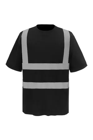 Hi-Vis Short-Sleeved T-shirt Black