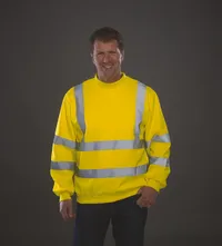 Hi-Vis crew neck Sweatshirt