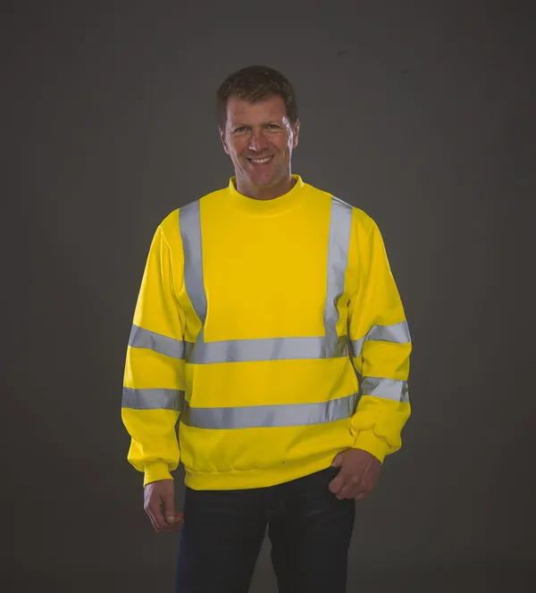 Hi-Vis crew neck Sweatshirt