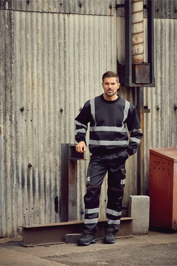 Hi-Vis crew neck Sweatshirt