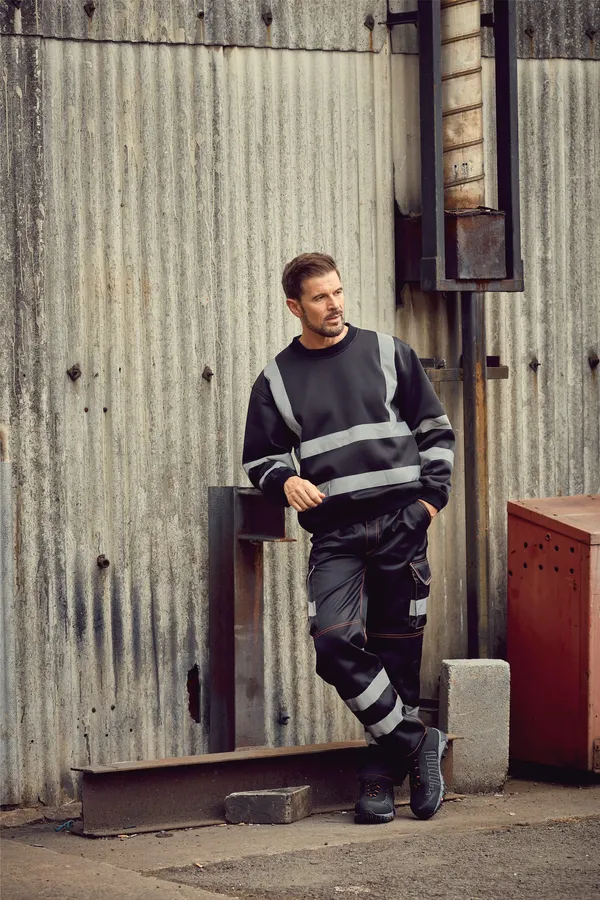Hi-Vis crew neck Sweatshirt