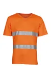 Hi-Vis Top Cool T-shirt V-Ausschnitt Hi Vis Orange