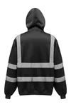 Hi-Vis pullover hoodie Black