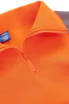 Hi-Vis 1/4 Zip Sweatshirt Hi Vis Orange