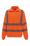 Hi-Vis 1/4 Zip Sweatshirt Hi Vis Orange
