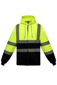 Hi-Vis Kapuzen Sweatjacke