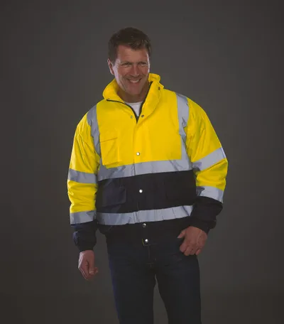 Hi-Vis Two Tone Bomber Jacket