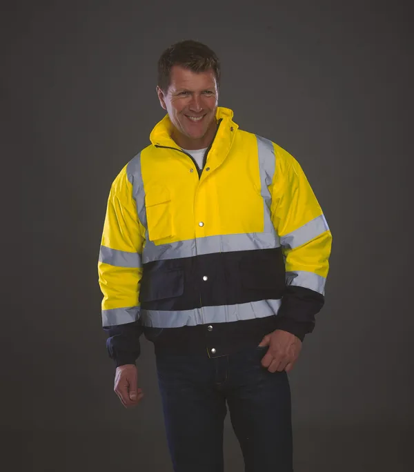 Hi-Vis Two Tone Bomber Jacket