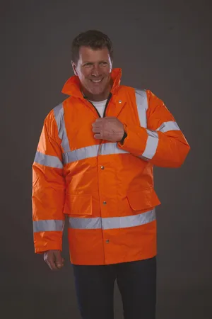 Hi-Vis Classic Motorway Jacket Hi Vis Orange
