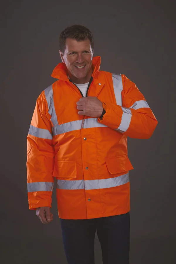 Hi-Vis Classic Motorway Jacket Hi Vis Orange
