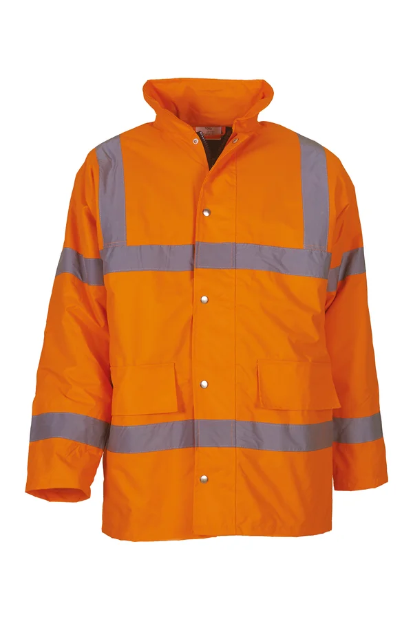 Hi-Vis Classic Motorway Jacket Hi Vis Orange