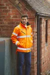 Hi-Vis Fontaine Storm jacket Hi Vis Orange