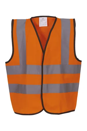 Kids' Hi-Vis Waistcoat Hi Vis Orange