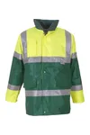 Kontrastfarbene Warn-Jacke Hi Vis Yellow / Green