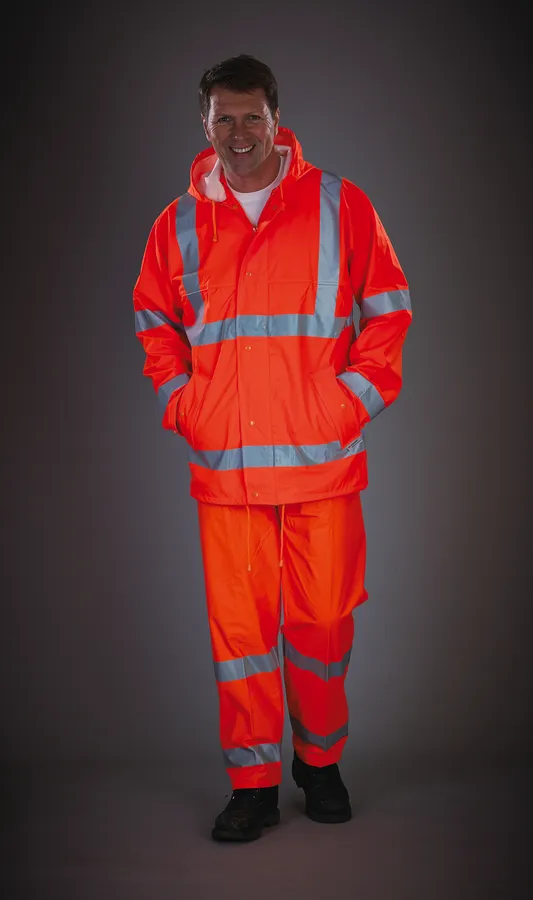 Atmungsaktive Hi-Vis Soft Flex Regenhose