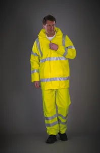 Atmungsaktive Hi-Vis Soft Flex Regenhose