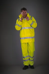 Atmungsaktive Hi-Vis Soft Flex Regenhose