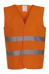 Hi-Vis 2 Bands Waistcoat Hi Vis Orange