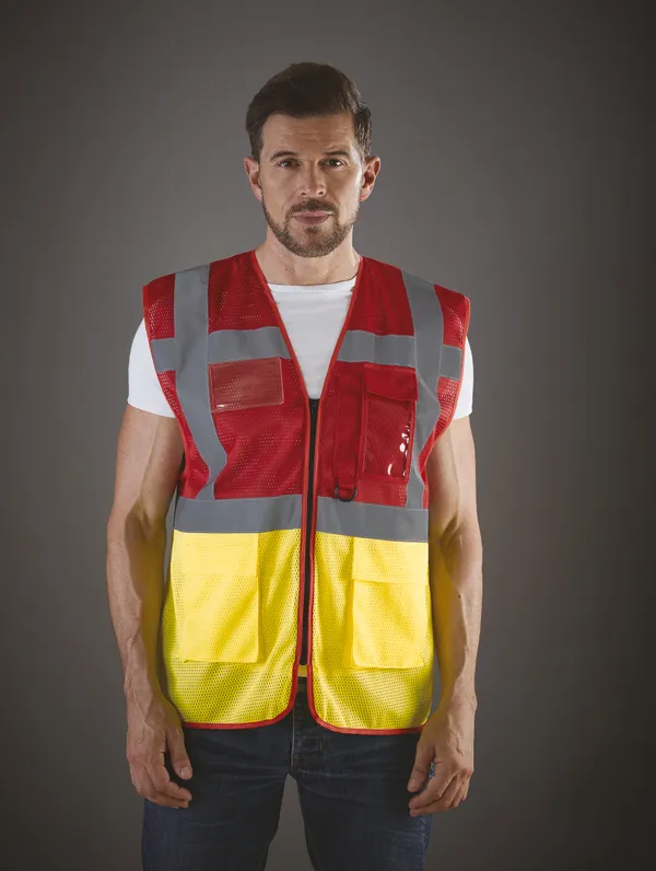 Top Cool - Hi-Vis mesh executive waistcoat