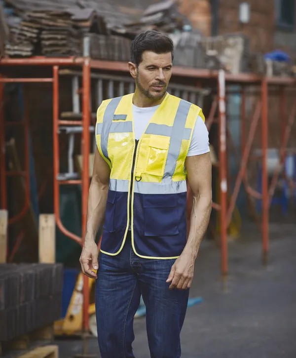 Top Cool - Hi-Vis mesh executive waistcoat