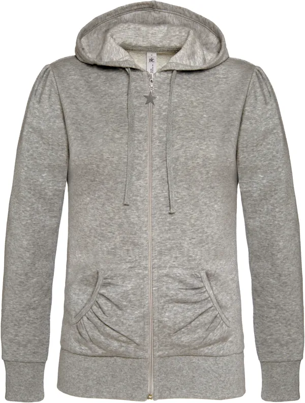 Damen Kapuzen Sweatjacke