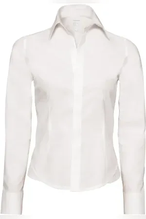 Stretch Bluse langarm