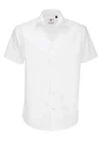 Popeline Stretch Hemd kurzarm