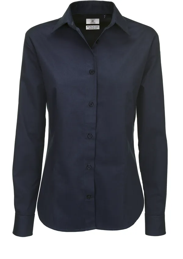 Twill Bluse langarm