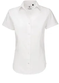 Twill Bluse kurzarm