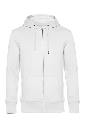 KING Zipped Hood Jacket_° White