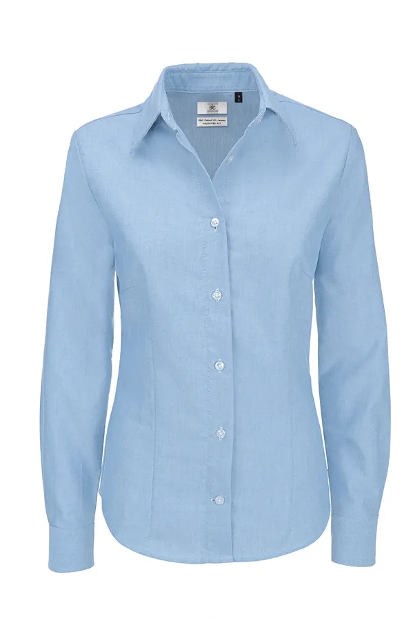 Oxford Bluse langarm