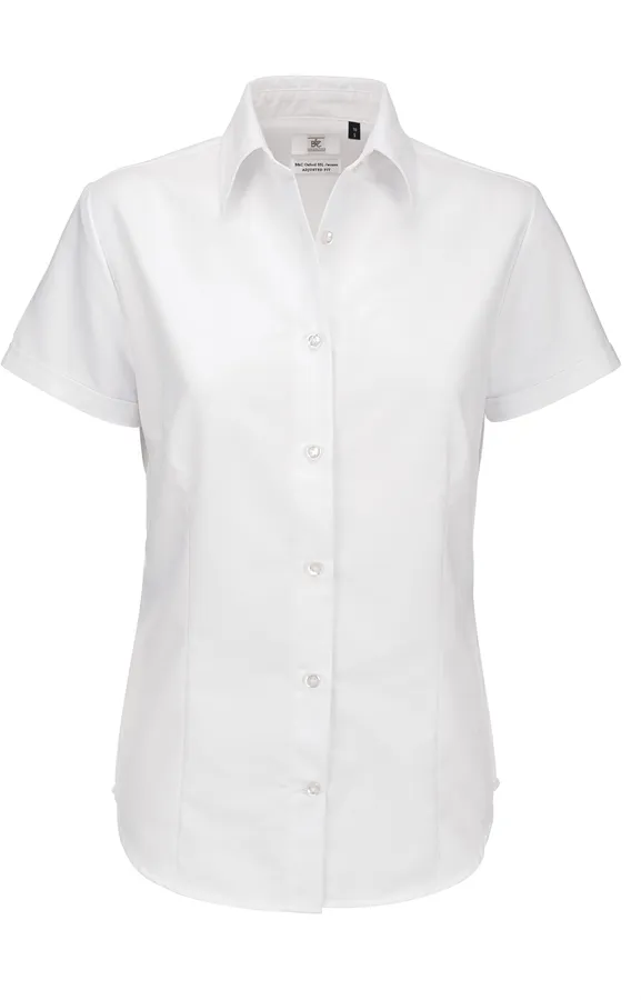 Oxford Bluse kurzarm