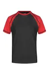 Men´s Raglan-T Black / Red