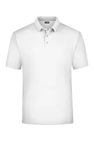 Piqué Polo White