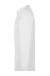 Polo-Piqué Long-Sleeved White