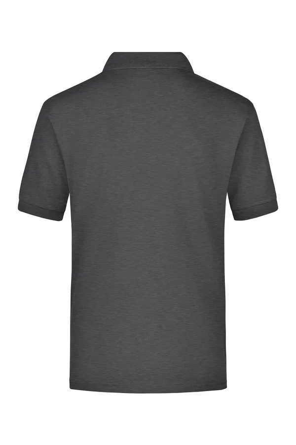 Polo-Piqué Pocket anthracite melange
