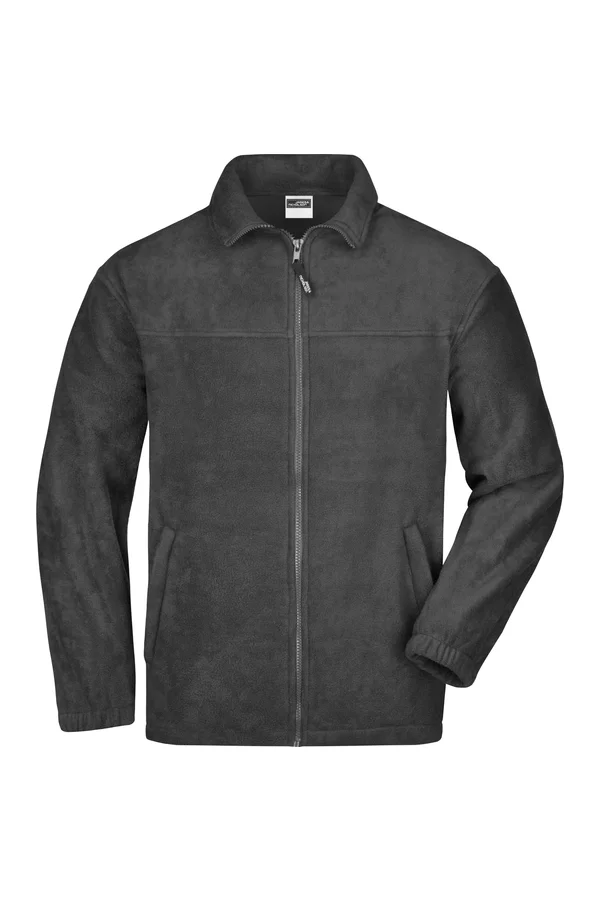 Full-Zip Fleece Dark Grey