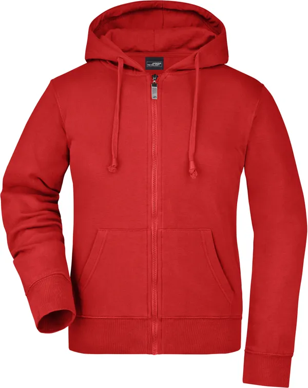 Damen Kapuzen Sweatjacke