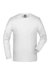 Elastic-T Long-Sleeved White