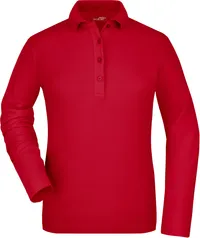 Damen Stretch Piqué Polo langarm