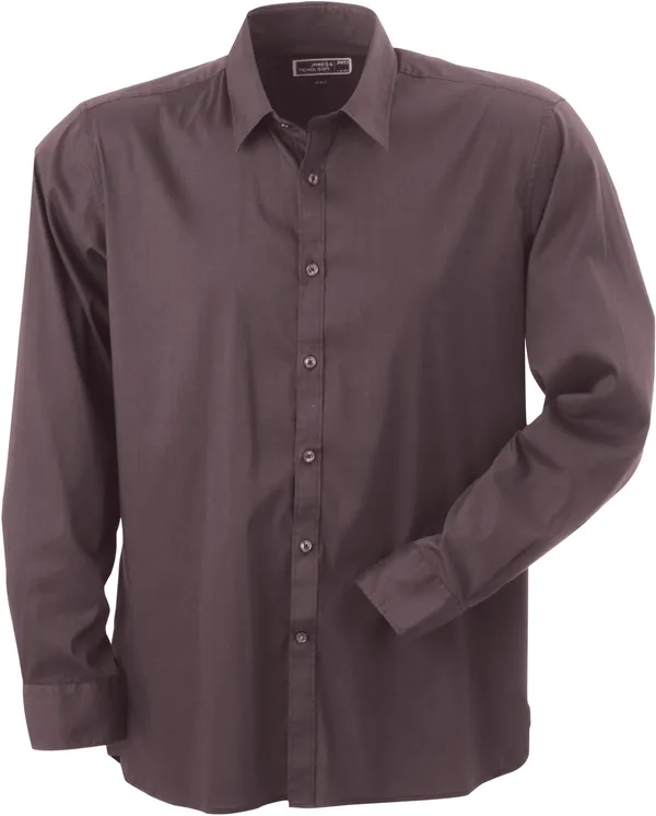 Stretch Slim Fit Hemd langarm