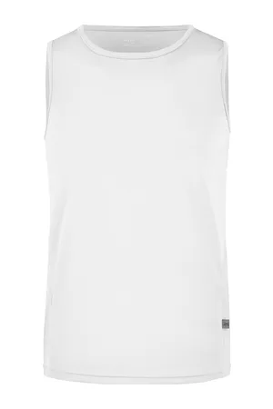 Men´s Running Tank White / White