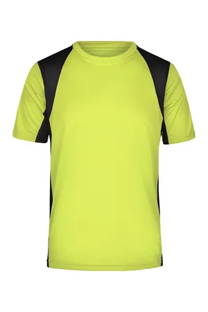 Men´s Running-T fluo yellow/black