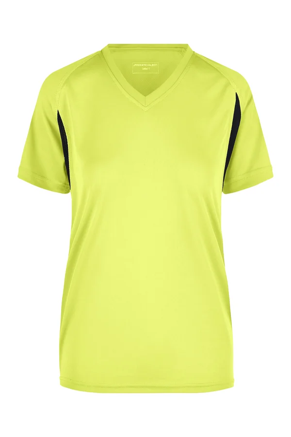 Ladies´ Running-T fluo yellow/black