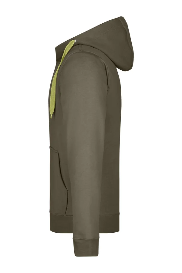 Men´s Doubleface Jacket olive/lime green
