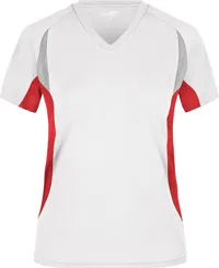 Damen V-Ausschnitt Lauf Shirt